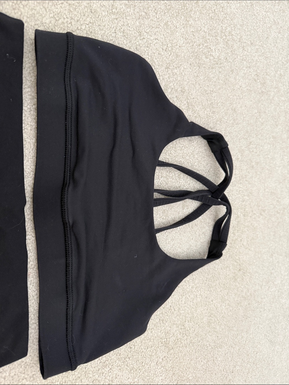 Lululemon Black Energy Bra & Leggings Set - Picture 6 of 6